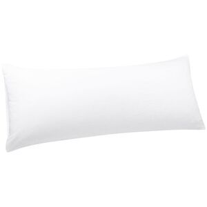 Microfiber Body Pillow Cover with Envelope Closure 20"x60" White